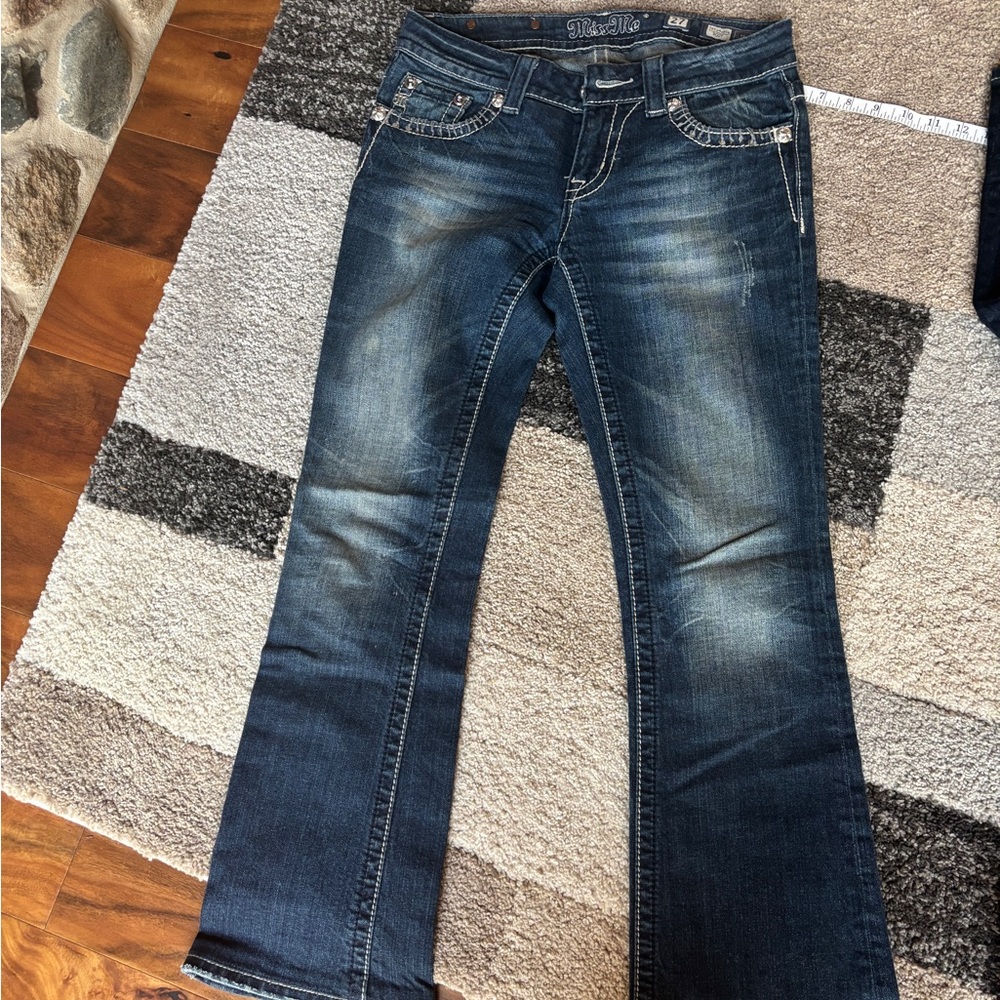 Miss Me Dark Blue Boot Cut Jeans